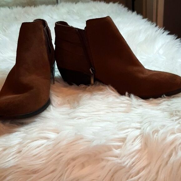 SAM ELDERMAN suede ankle boots zip 8 M‎ - Picture 9 of 11